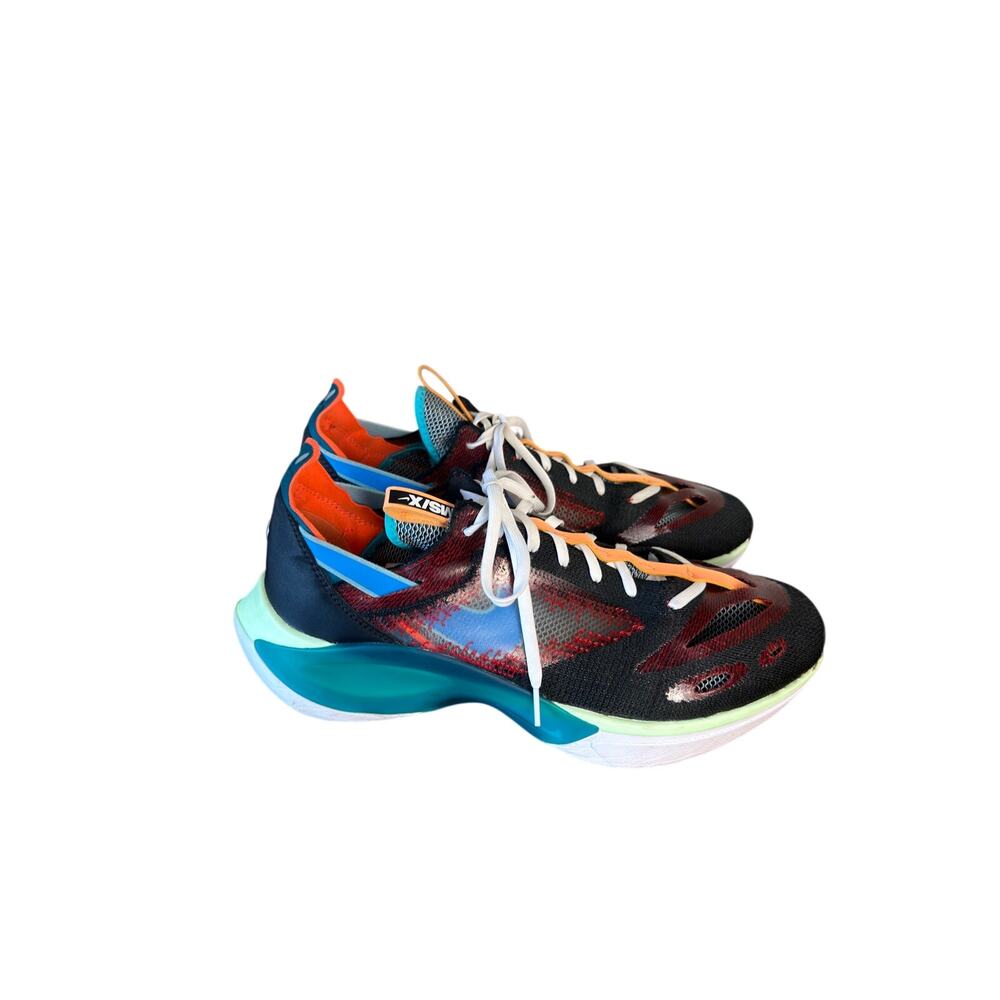 Nike Men’s D/MN/X N110 Flyknit Black Blue Hero AT5405-001 Size 14 EUC
